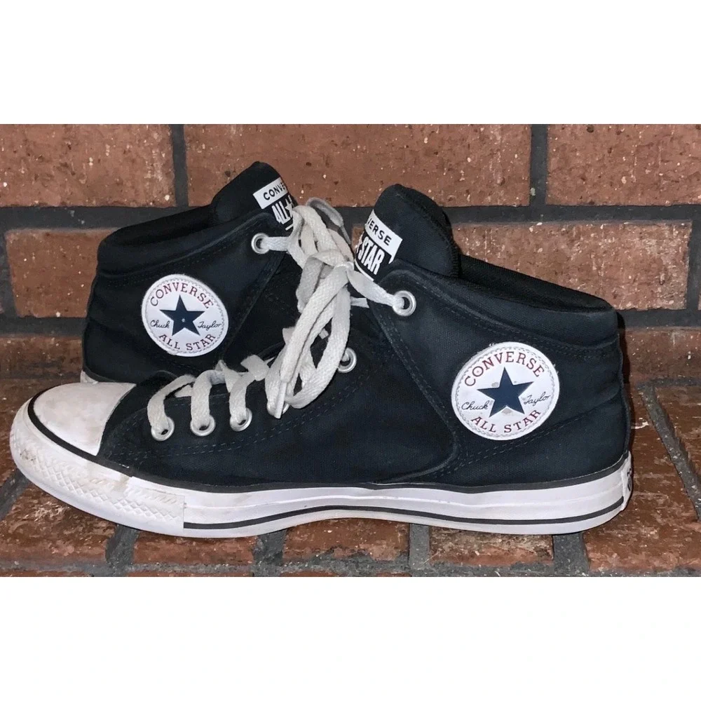 Converse Chuck Taylor All Star Madison Mid Top Black Sneakers 151041F Mens 9 W11